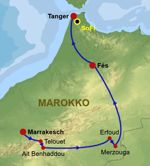 Reiseroute