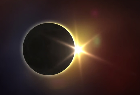 Pyramiden Solar Eclipse